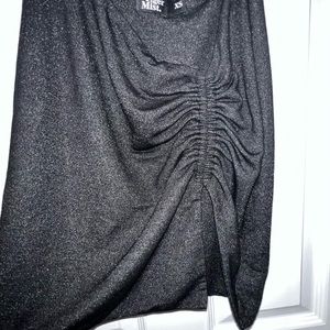 Tiger Mist mini skirt with slit